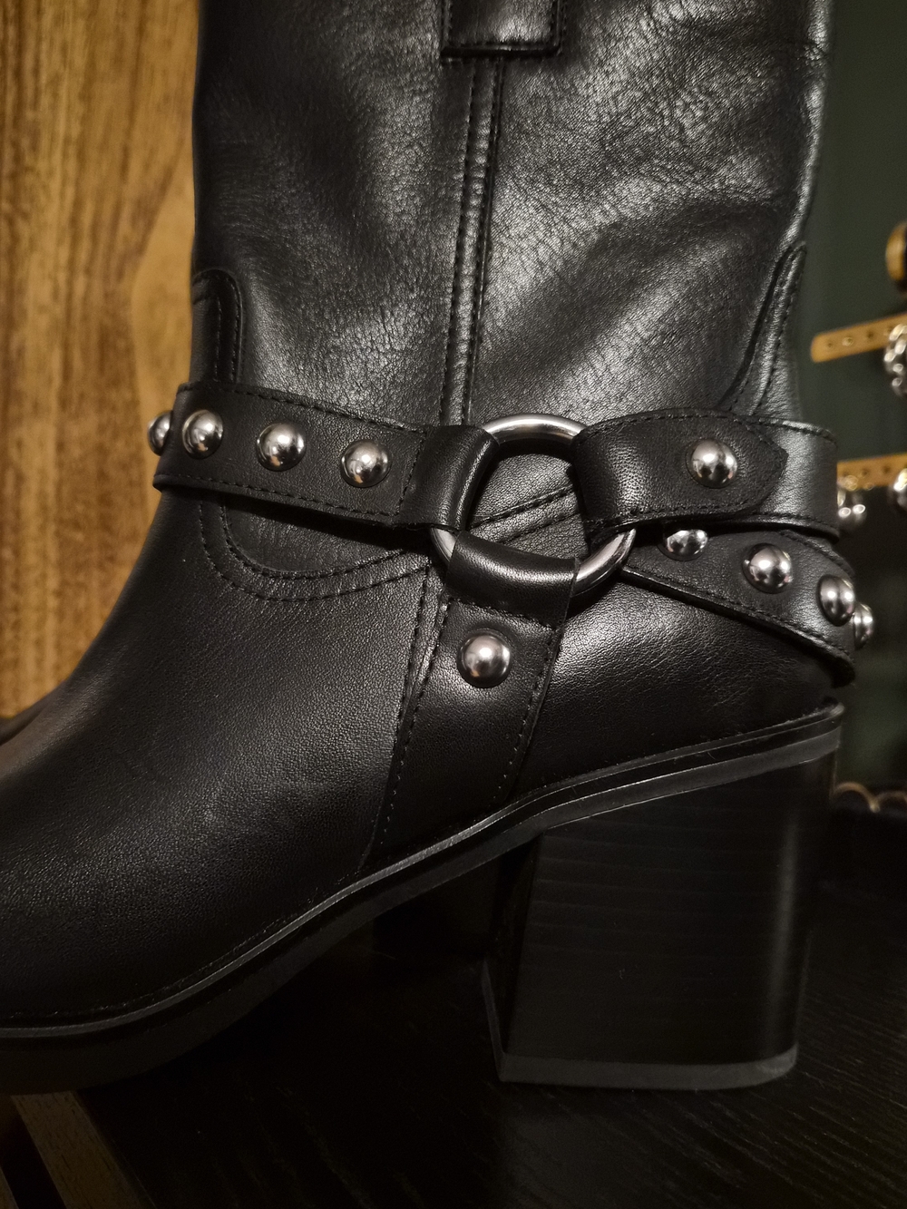Studded Leather Boots - Picture 7 of 7